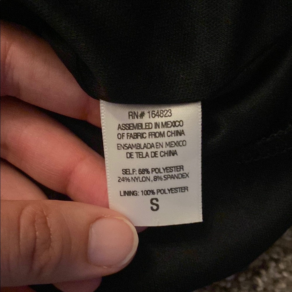 Black velvet mini dress with bubble sleeves - Picture 4 of 6